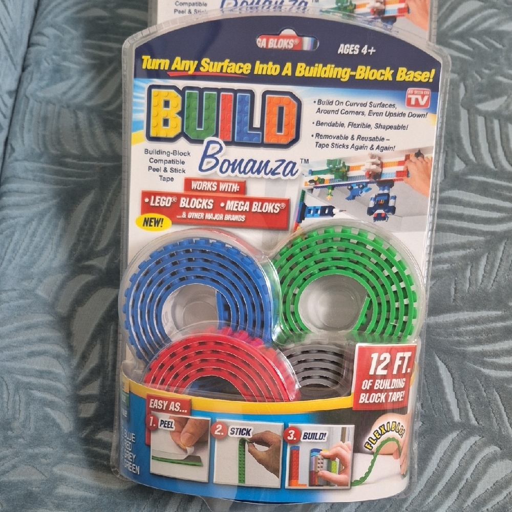Building Block Tape Set - Red, Blue, Green - Picture 2 of 3